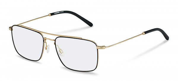 Rodenstock R2630 Eyeglasses, D black, light gold