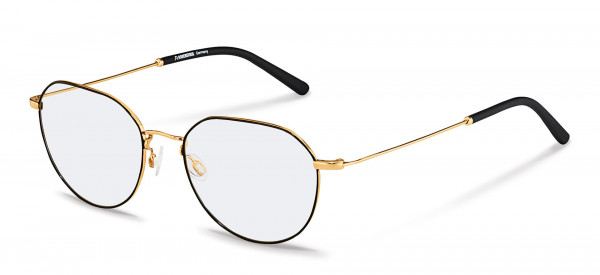 Rodenstock R2632 Eyeglasses, A black, gold