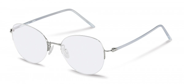 Rodenstock R7098 Eyeglasses, B silver, light blue