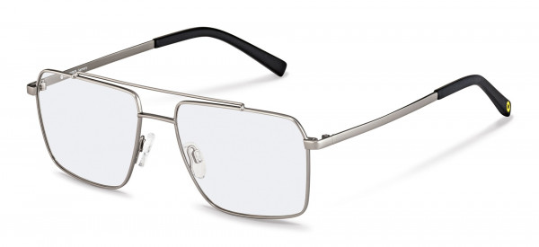 Rodenstock RR218 Eyeglasses, A light gunmetal, black