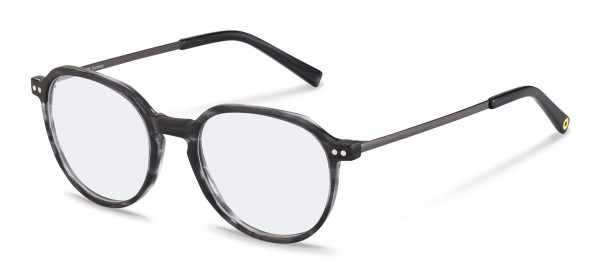 Rodenstock RR461 Eyeglasses, A dark grey structured, dark gunmetal