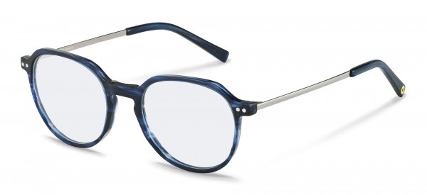 Rodenstock RR461 Eyeglasses, C dark blue structured, gunmetal
