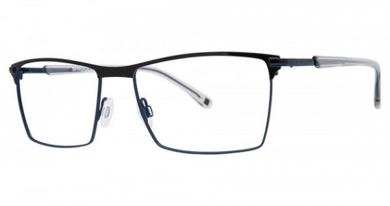 Shaquille O’Neal QD 164M Eyeglasses, 172 Blk/Blue