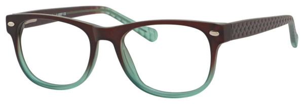 Enhance EN4097 Eyeglasses, Matte Black Green Fade