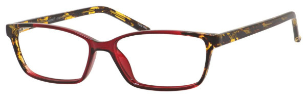 Enhance EN4130 Eyeglasses, Burgundy/Tortoise