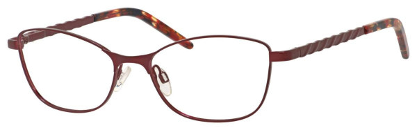 Enhance EN4131 Eyeglasses, Burgundy