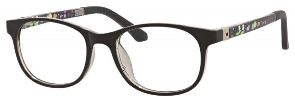 Enhance EN4132 Eyeglasses, Black/Crystal
