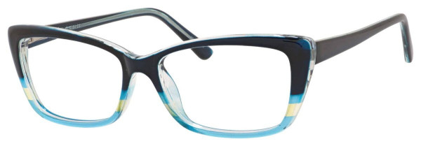Enhance EN4151 Eyeglasses, Blue/Stripe