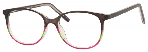 Enhance EN4152 Eyeglasses, Grey Stripe
