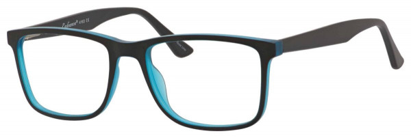 Enhance EN4163 Eyeglasses, Matte Black/Blue