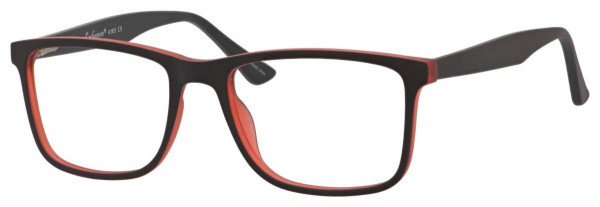 Enhance EN4163 Eyeglasses, Matte Black/Red