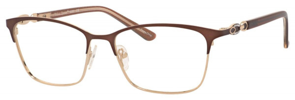Valerie Spencer VS9366 Eyeglasses, Brown/Gold
