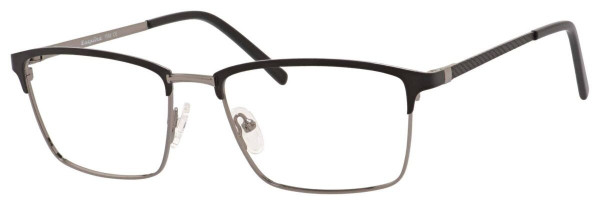 Esquire EQ1562 Eyeglasses, Satin Black/Silver