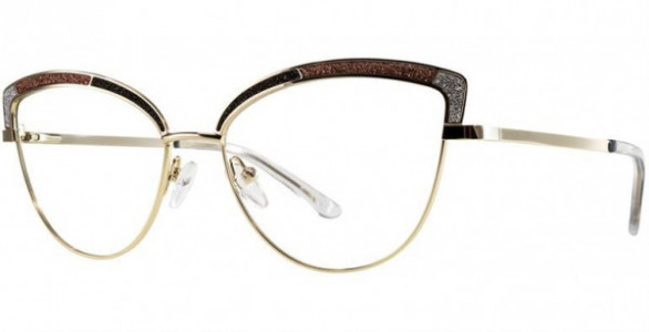 Adrienne Vittadini AV 1256 Eyeglasses, Gold