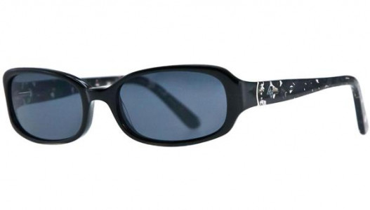 Adrienne Vittadini 114 Sunglasses, Black Marble