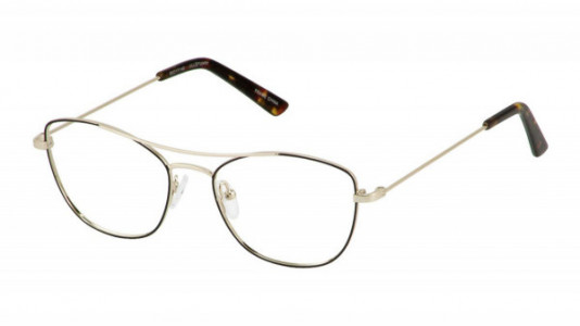 Jill Stuart JS 395 Eyeglasses, 3-BLACK-GOLD