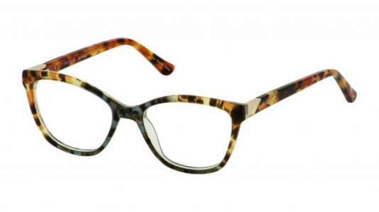 Jill Stuart JS 398 Eyeglasses, 2-AMBER/BLUE