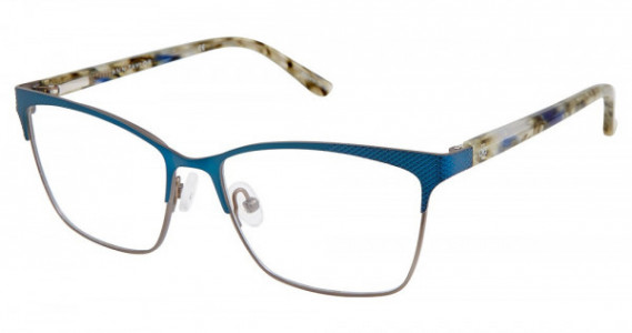 Ann Taylor AT609 Eyeglasses, C03 MT TEAL / BLUE