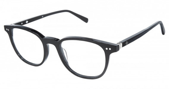 Sperry Top-Sider COMPASS Eyeglasses, C01 BLACK GRAIN