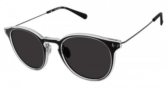 Sperry Top-Sider HAVEN Sunglasses, C01 BLACK CRYSTAL (DARK GREY)