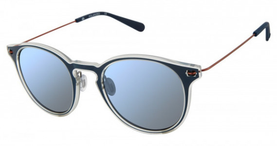 Sperry Top-Sider HAVEN Sunglasses, C03 BLUE MIRAGE (SILVER FLASH)