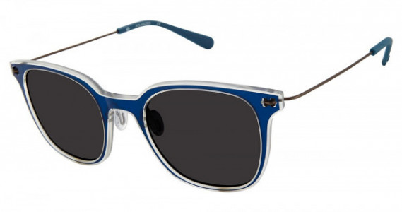 Sperry Top-Sider SEATONS Sunglasses, C03 NAVY/CRYSTAL (DARK GREY)