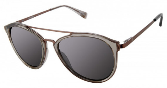 Sperry Top-Sider STRIPER Sunglasses, C01 TRANS DARK GREY (SOFT SILVER FLASH)