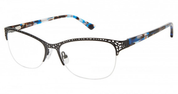 Nicole Miller Eckford Eyeglasses, C01 MATTE BLACK