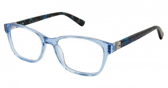 Nicole Miller Cleo Eyeglasses, C03 BLUE/TORTOISE