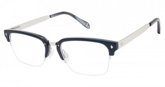 Champion 2024 Eyeglasses, C01 NAVY/SILVER