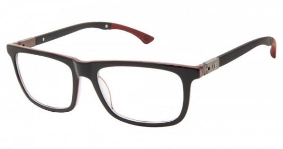 Champion GOODLUCK Eyeglasses, C01 BLACK/RED