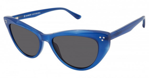 Glamour Editor's Pick GL2015 Sunglasses, C02 COBALT (SOLID GREY)