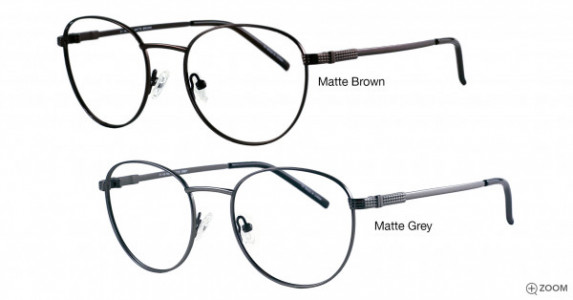 Bulova Wexford Eyeglasses, Matte Grey