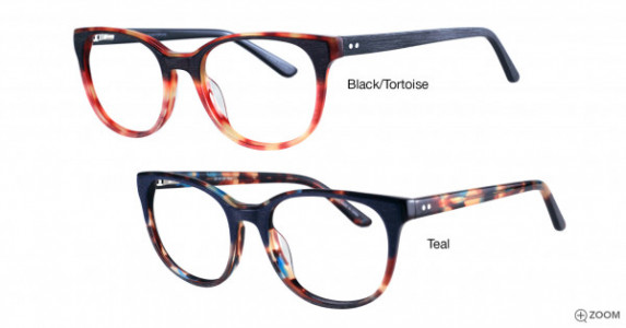 Karen Kane Torenia Eyeglasses, Black/Tortoise