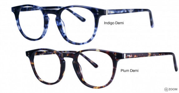 Colours Burke Eyeglasses, Indigo Demi