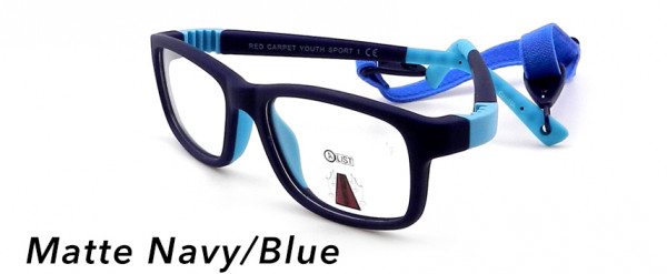 Smilen Eyewear Youth Sport 1 Eyeglasses, Navy Blue