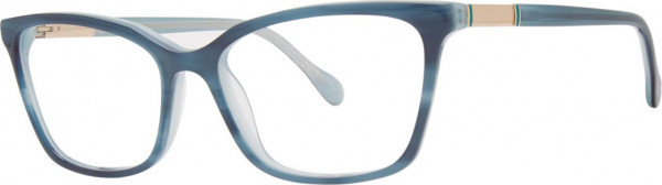 Lilly Pulitzer Tierney Eyeglasses, Teal Horn