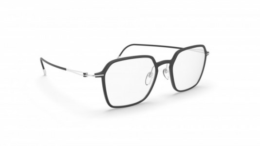 Silhouette Lite Spirit Full Rim 2925 Eyeglasses, 9000 Blacke matte / Silver