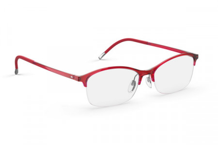 Silhouette SPX Illusion Nylor 1599 Eyeglasses, 3010 Cherry Red