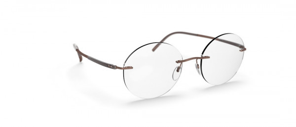 Silhouette Titan Dynamics Contour CF Eyeglasses, 6140 Simply Brown