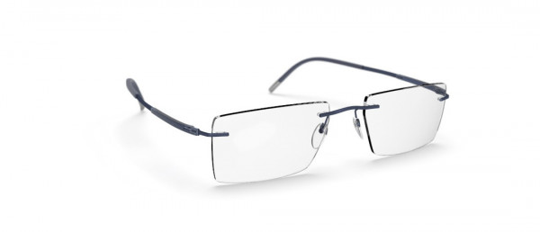 Silhouette Titan Dynamics Contour DR Eyeglasses, 4540 Navy Blue