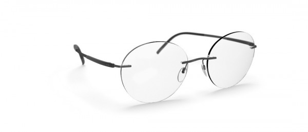 Silhouette Titan Dynamics Contour IO Eyeglasses, 9040 Pure Black