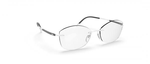 Silhouette Titan Dynamics Contour JN Eyeglasses, 7110 Titanium / Grey