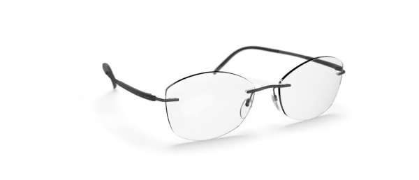Silhouette Titan Dynamics Contour JN Eyeglasses, 9040 Pure Black
