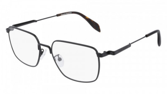 Alexander McQueen AM0231O Eyeglasses, 002 - BLACK
