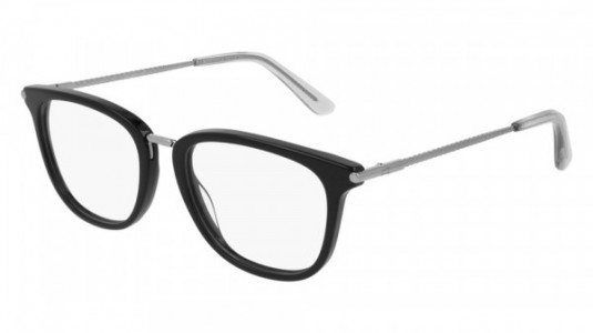 Bottega Veneta BV0256O Eyeglasses, 001 - RUTHENIUM