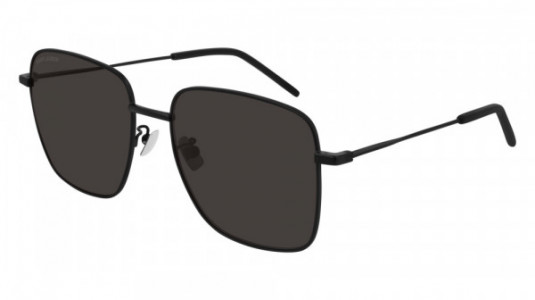 Saint Laurent SL 312 Sunglasses, 001 - BLACK with BLACK lenses