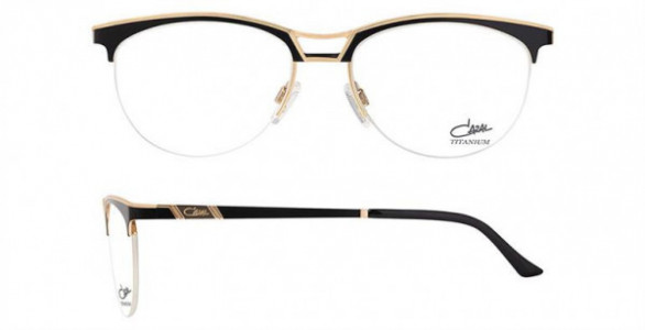 Cazal CAZAL 4267 Eyeglasses, 001 BLACK-GOLD