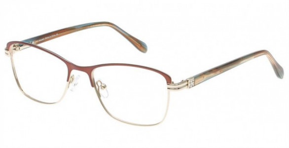 Exces PRINCESS 149 Eyeglasses, 302 Brown-Gold