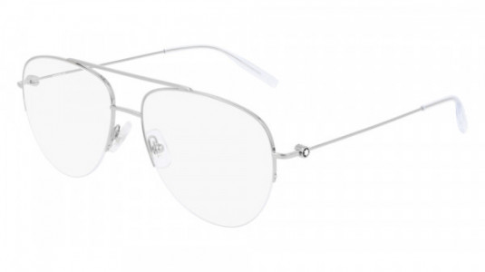 Montblanc MB0077O Eyeglasses, 003 - SILVER